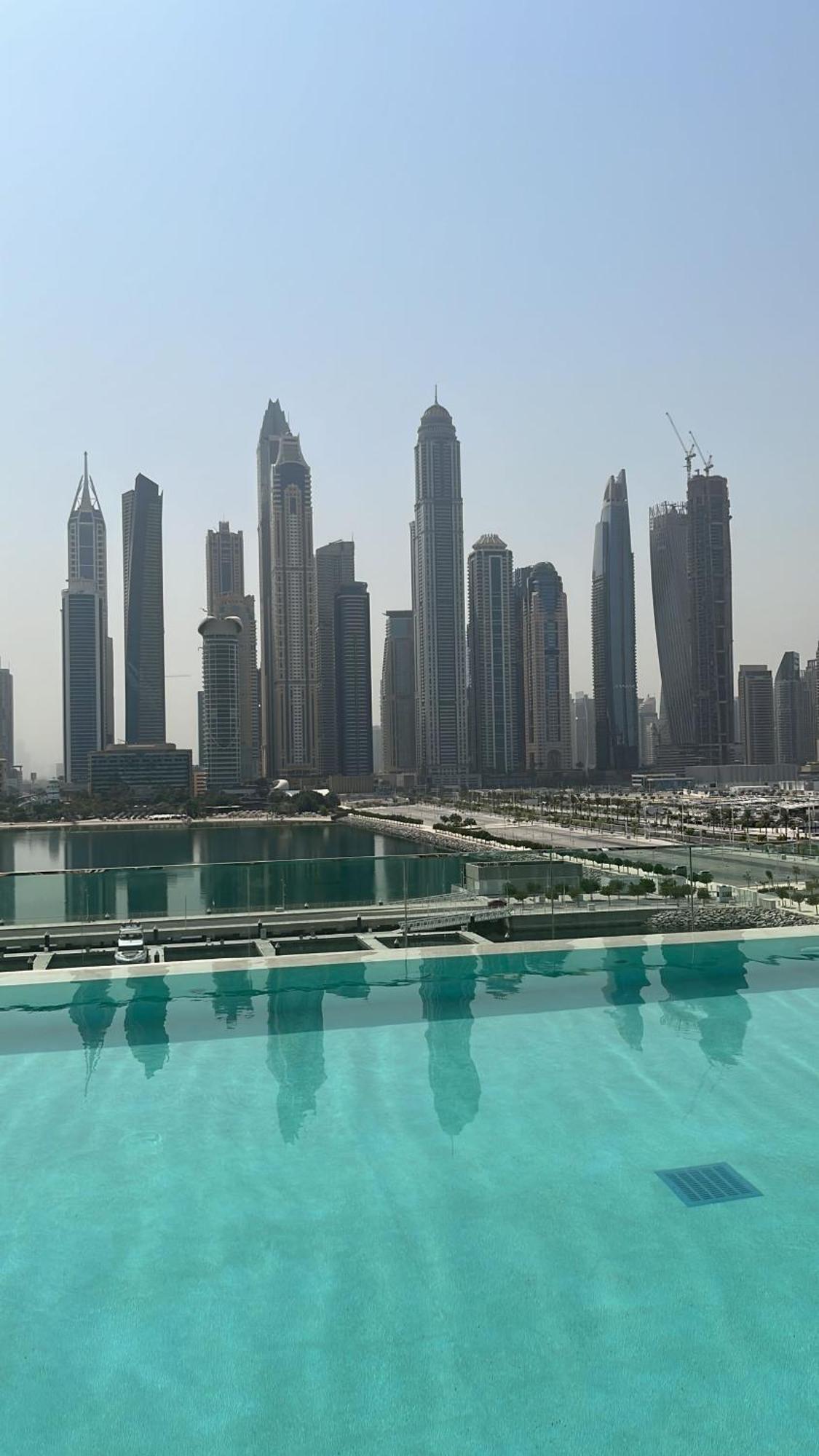 Silkhaus Palm View 1Bdr With Private Beach In Emaar Beachfront Dubai Exterior foto